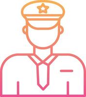 Police Man Vector Icon