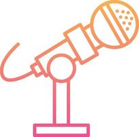 Microphone Stand Vector Icon