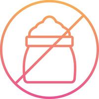 No Sugar Vector Icon