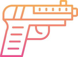 icono de vector de pistola