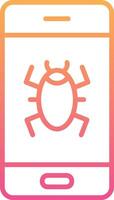 Mobile Virus Vector Icon