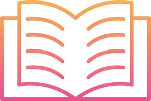 Open Book Vector Icon