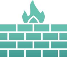 icono de vector de firewall