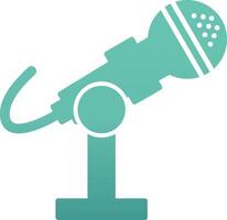 Microphone Stand Vector Icon