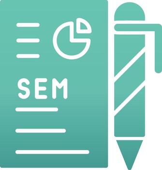 icono de vector de análisis de datos