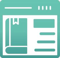 Online Book purchase Vector Icon