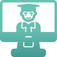 Online Learning Vector Icon