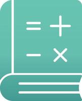 Math Book Vector Icon