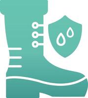 Waterproof Shoes Vector Icon