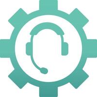 Call Serves setting Vector Icon