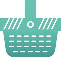 Picnic Basket Vector Icon