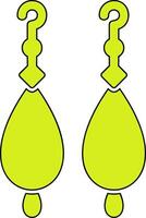 Earrings Vector Icon