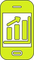 Mobile Analytics Vector Icon