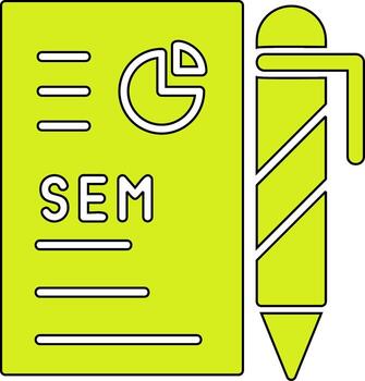 icono de vector de análisis de datos