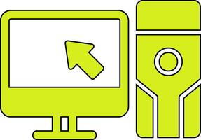 Computer Vector Icon