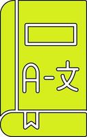 Translate Book Vector Icon