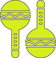 icono de vector de maracas