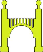 icono de vector de puente