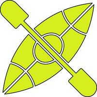 Kayak Boat Vector Icon