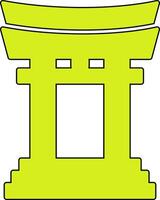 Torii Gate Vector Icon