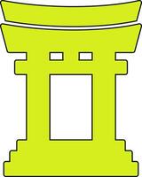 Torii Gate Vector Icon