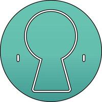 Keyhole Vector Icon