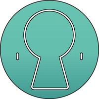 Keyhole Vector Icon