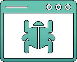 Web Bug Vector Icon