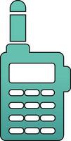 icono de vector de walkie-talkie