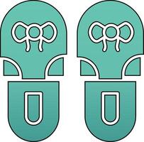 Slippers Vector Icon