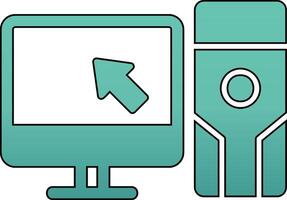 Computer Vector Icon