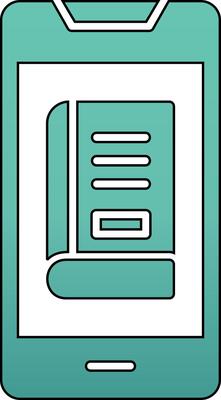 Online Book Order Vector Icon