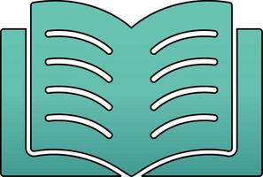 Open Book Vector Icon
