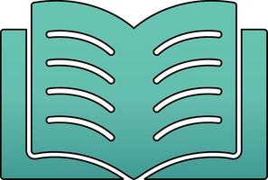 Open Book Vector Icon