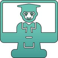 Online Learning Vector Icon