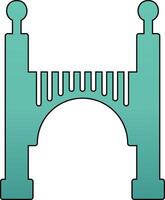 icono de vector de puente