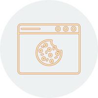 Web Cookies Vector Icon