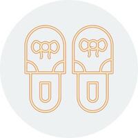 icono de vector de zapatillas