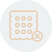 No Sweets Vector Icon