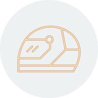 Racing Helmet Vector Icon