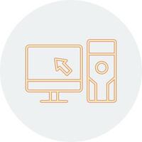 Computer Vector Icon