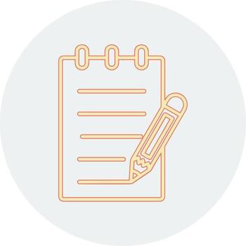 Notebook Vector Icon