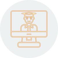 Online Learning Vector Icon