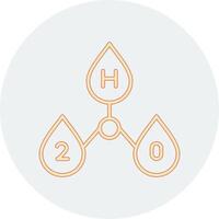 H2o Vector Icon