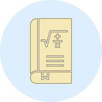 Maths Book Vector Icon