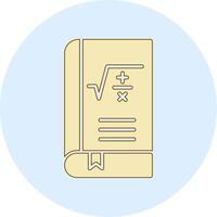 Maths Book Vector Icon