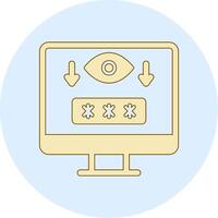Computer Spyware Vector Icon