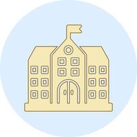 University Building Vector Icon