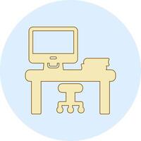 Desk Vector Icon