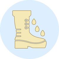 botas de lluvia vector icono